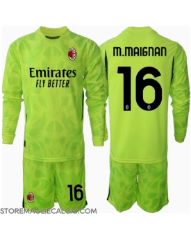 AC Milan Mike Maignan #16 Portiere Maglia Gara Terza Repliche 2024-25 Bambino Maniche Lunghe